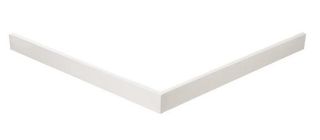 Экран Cezares алюминиевый (белый) для поддона TRAY-AS-AH-140/80-100-SCR